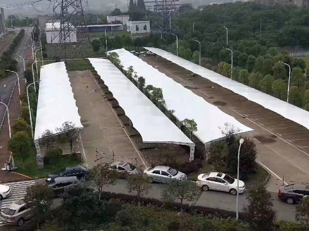 膜結構停車棚-5