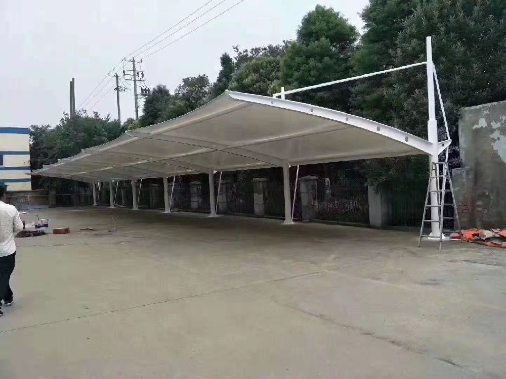 膜結構停車棚-8
