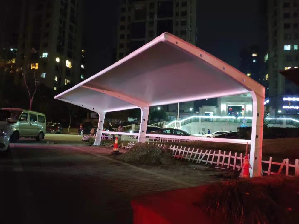 膜結構電瓶車棚